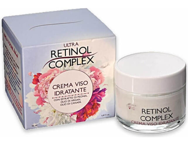 Crema viso idratante Retinol Complex con argan per pelli giovani e delicate