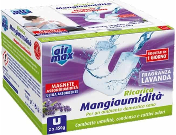 Assorbi Umidità alla Lavanda Pasticche Ricarica Ambiance Sali Aria Sana Casa