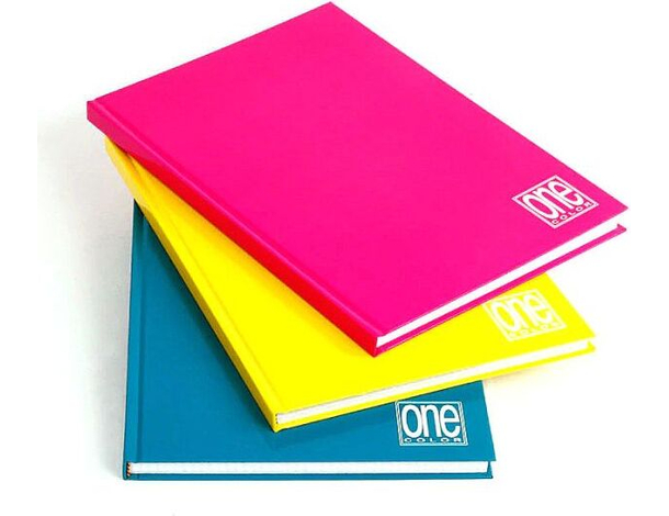 5x Quaderni Cartonati A5 Rigatura Quadretti 4M 72 Fogli Colori Assortiti...