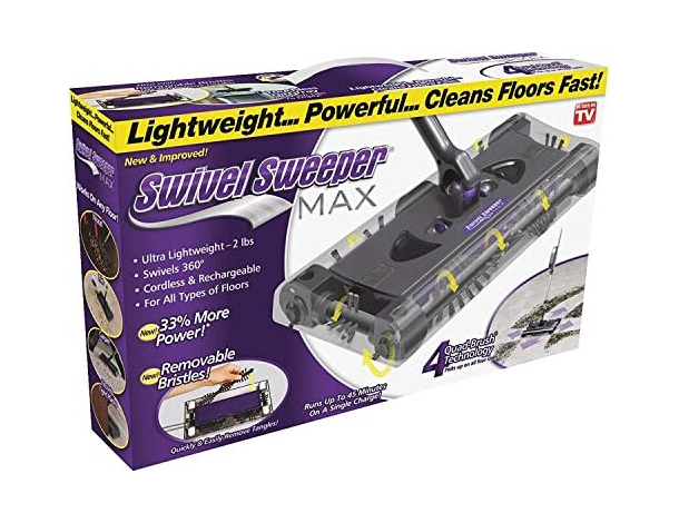 Scopa Rotante Elettrica Ricaricabile Aspirapolvere Max Rotante Doppia...