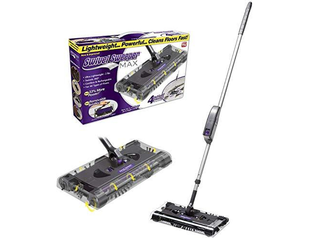 Scopa Rotante Elettrica Ricaricabile Aspirapolvere Max Rotante Doppia...