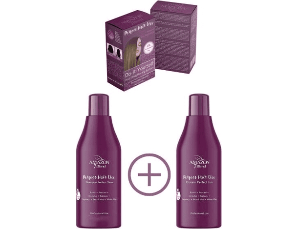 Kit sistema lisciante brasiliano 2x100 ml senza formaldeide anticrespo...