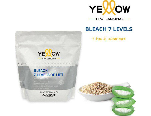 Polvere decolorante 7 toni di schiaritura Alfaparf Yellow Bleach 500 gr 2