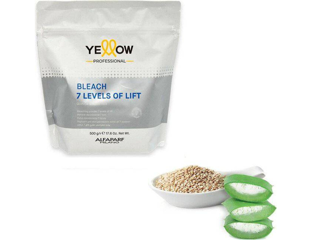 Polvere decolorante 7 toni di schiaritura Alfaparf Yellow Bleach 500 gr