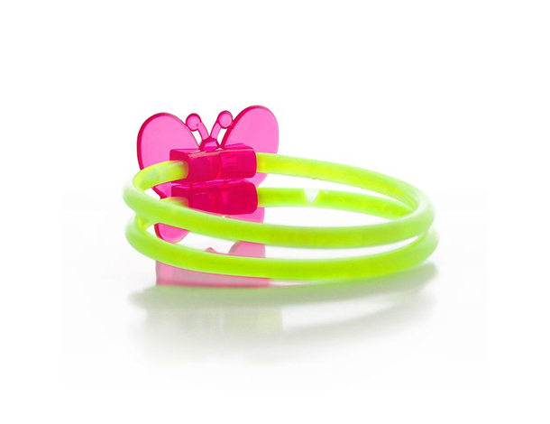 5x Braccialetti Luminosi Accessori Bracciali Doppi Fluorescenti Starlight DJ...