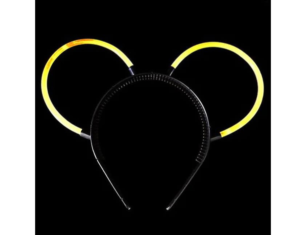 5x Montature Orecchie Luminose Cerchietto Coniglio Accessori Fluo Starlight...