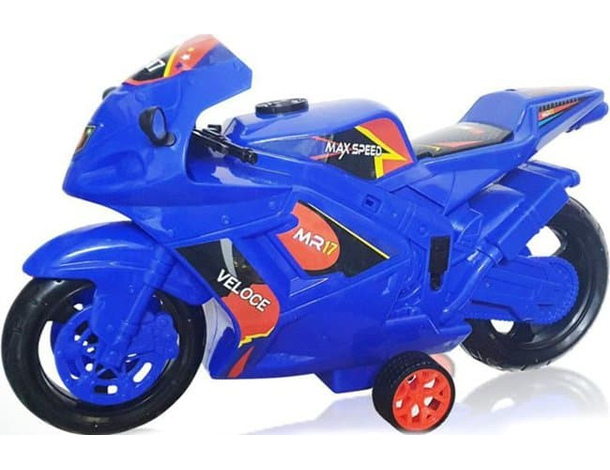 Moto da Corsa con Funzionamento a Frizione Gioco Giocattolo Bambini 40x25x15 cm
