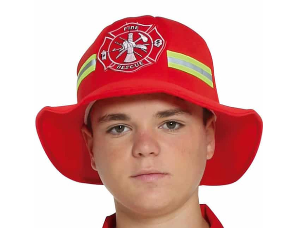 Costume Carnevale da Pompiere travestimento vigile del fuoco ragazzi 14-16...