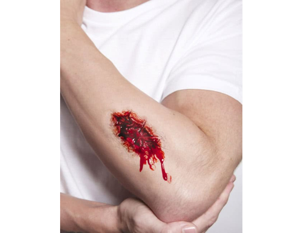 3x Tubetto Sangue Finto Lavabile 20 ml Rosso Make Up Travestimenti Halloween...