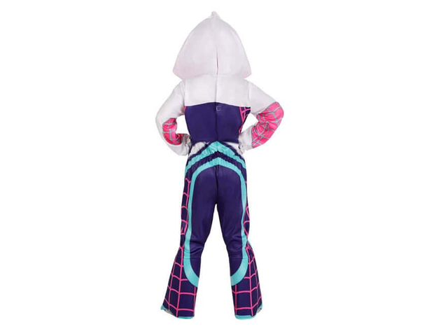 Costume Carnevale Spider Woman Gwen nuovo universo bambina Cosplay 2-3 anni...