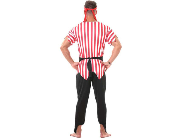 Costume Carnevale da Pirata bucaniere corsaro travestimento uomo adulto L 2