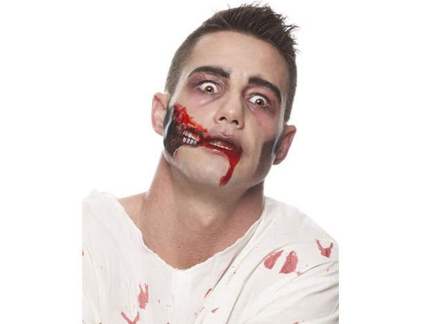 3x Tubetto Sangue Finto Lavabile 20 ml Rosso Make Up Travestimenti Halloween...