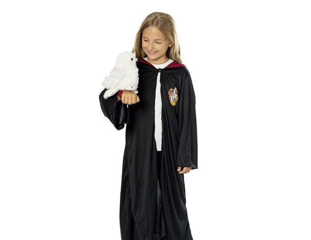 Costume Carnevale Harry Potter Hermione mago bambini 5-10 anni scuola di...