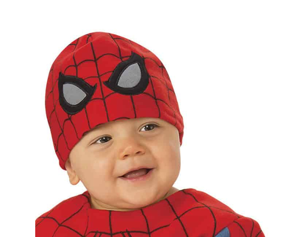Costume Carnevale Spiderman supereroe bambini neonato 0-12 mesi Halloween...