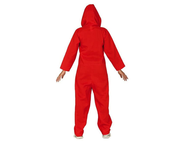 Costume Carnevale ladro La Casa di Carta tuta rossa La Casa de Papel M/L...