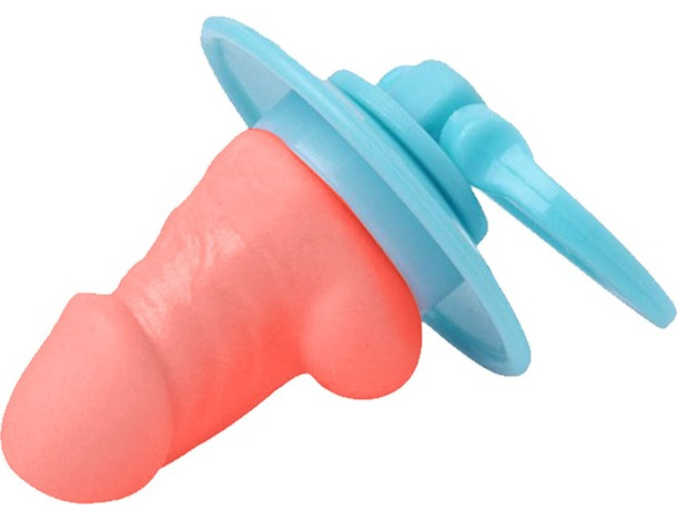 Ciuccio Pisello Pene + Seno Tette Festa Addio al Nubilato Scherzo Sexy Adulti...