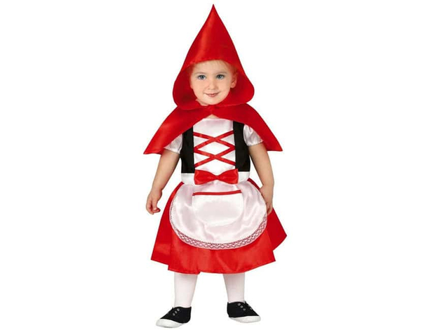 Costume Carnevale Cappuccetto Rosso neonata 12-24 mesi festa Halloween (12-18...
