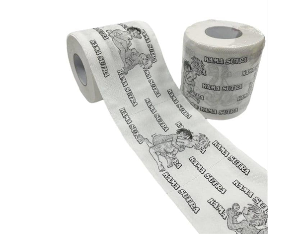 3x Carta Igienica Sexy Kamasutra Addio al Celibato/Nubilato Scherzo...