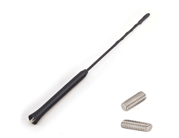 Antenna Sportiva FM/AM Auto Tuning Universale Autoradio Nera Spirale Radio