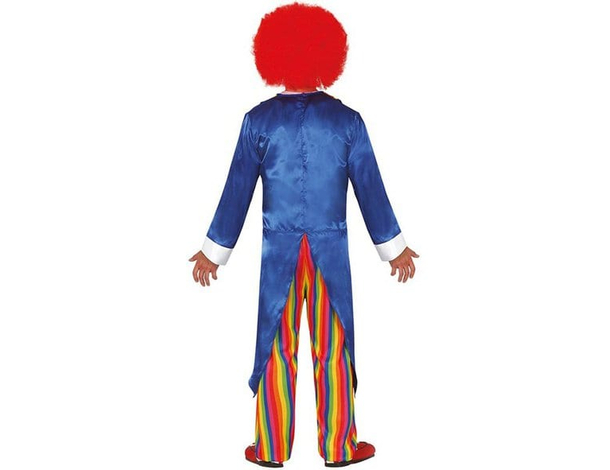 Costume Carnevale da clown travestimento Pagliaccio adulto uomo taglia M/L...