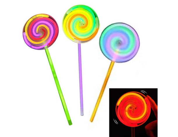 3x Girandola Luminosa Fluorescente Colorata Discoteca DJ Accessori Feste Party