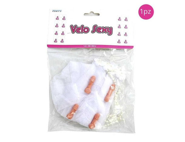 Velo da Sposa Mini Peni Addio al Nubilato Gadget Sexy Divertente Bacherolette...