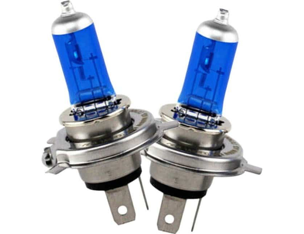 Coppia Lampade Lampadine Alogene Auto H4 12V 100 90W Fari HID Macchina Ricambio