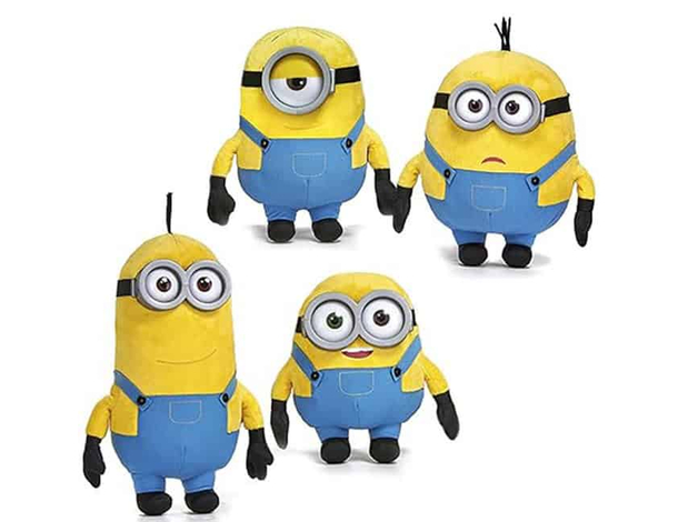 Peluche Minion Vari Personaggi 28 cm Originale per Bambini Film Cattivissimo Me