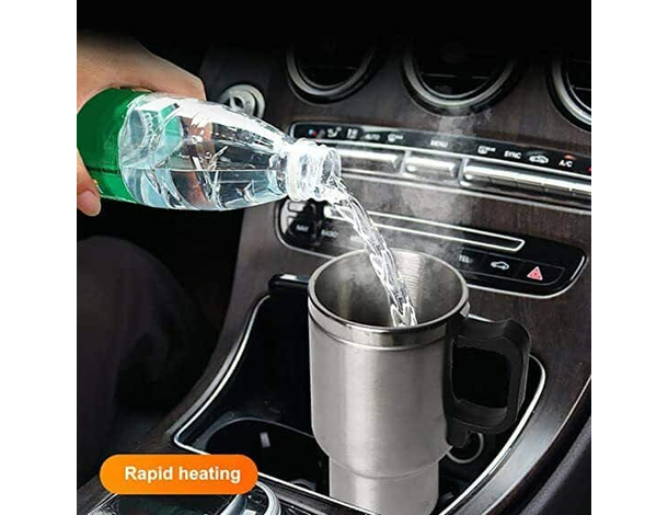 Tazza Auto Riscaldabile Termica da Viaggio Caffè Bollitore Thermos Spina 4