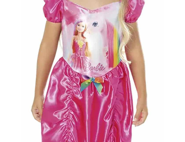 Costume Carnevale Barbie principessa cosplay bambina 3-10 anni festa scuola...