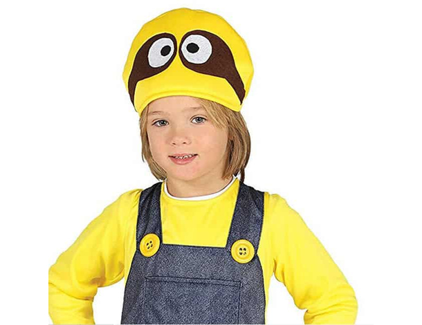 Costume Carnevale da Minion Cattivissimo Me unisex travestimento 7-12 anni...