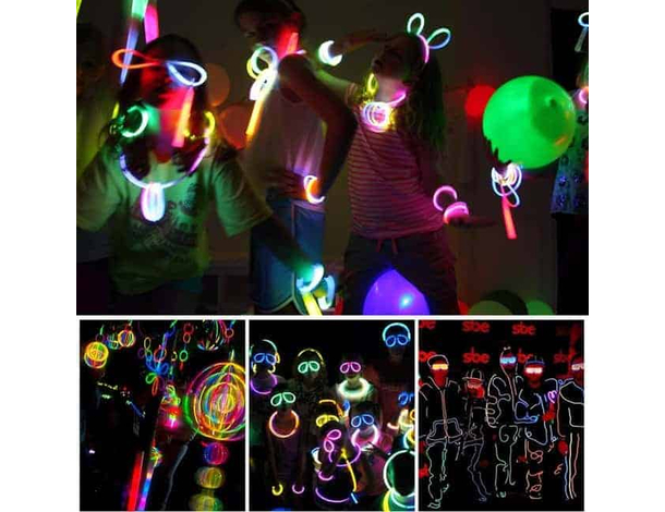 5x Fischietti Luminosi Accessori Discoteca Fluorescenti Bastoncini Starlight...