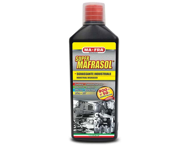 Sgrassante Professionale Industriale Supermafrasol 900ml Deterge per Officina