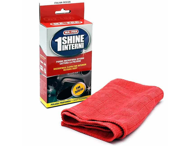 MAFRA 1SHINE panno microfibra interni pulisce lucida cruscotto plastiche auto