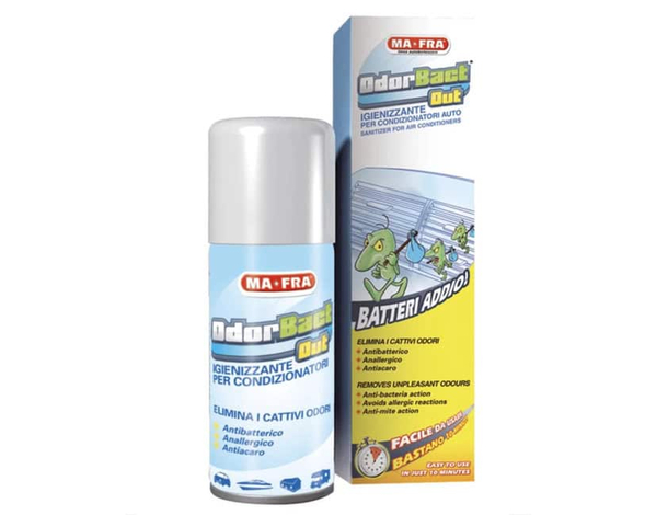 MA-FRA Odorbact out pulizia climatizzatori elimina cattivi odori auto Purifica