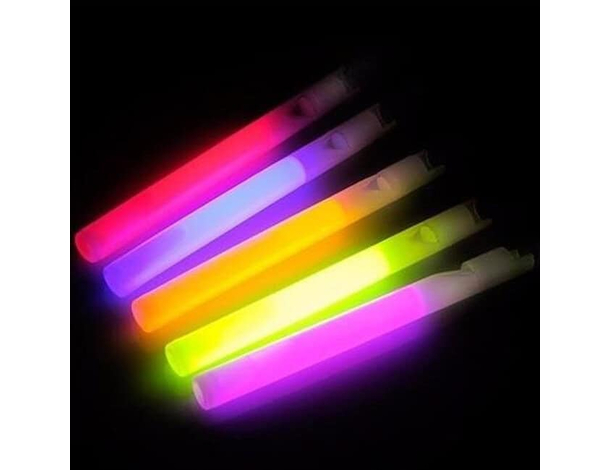 5x Fischietti Luminosi Accessori Discoteca Fluorescenti Bastoncini Starlight