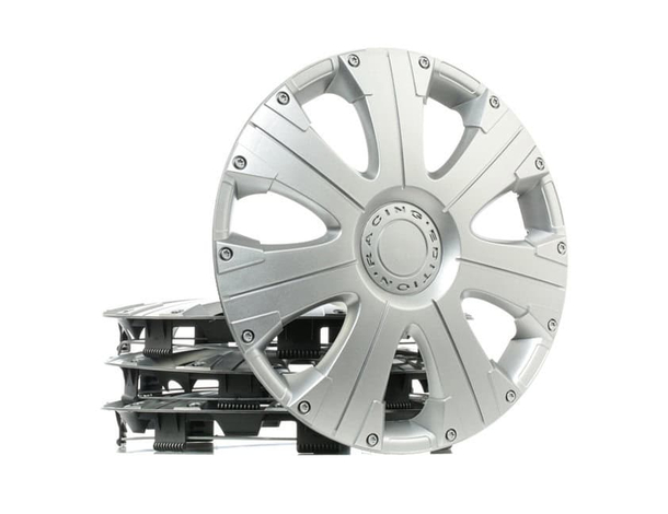 Set 4 Copricerchi Copri ruota Coppa Borchie Auto Universale 13/14/15 Pollici...