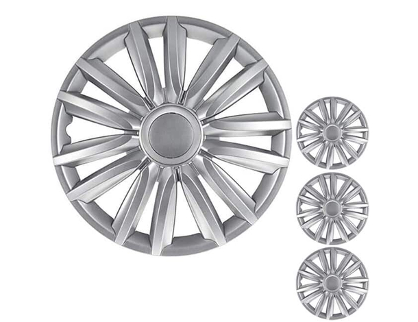Set 4 Copricerchi Copri ruota Coppa Borchie Auto Universale 13/14/15/16...