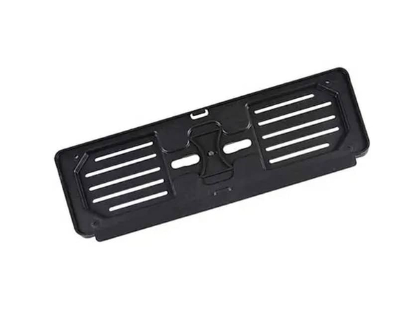 Portatarga Anteriore in plastica Nero Fissaggio Rapido Auto Europeo 365x130mm