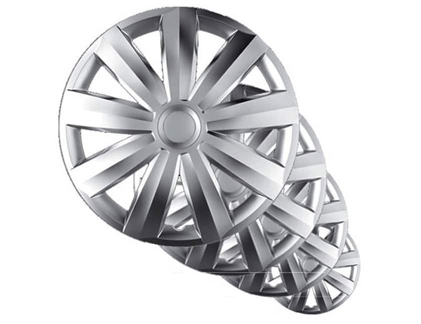 Set 4 Copricerchi Copri ruota Coppa Borchie Auto Venture 14/15/16 Pollici (15")