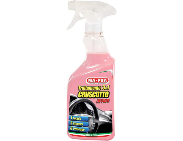 Trattamento Cruscotto 3in1 Lucido Interni Auto Rinnova Protegge Anti-UVA 500ml