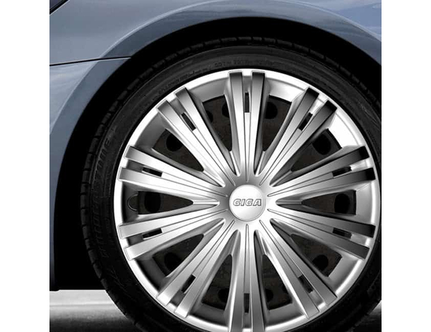 Set 4 Copricerchi Universali Coppe Copriruota Borchie Giga 13"/14"/15"/16"...