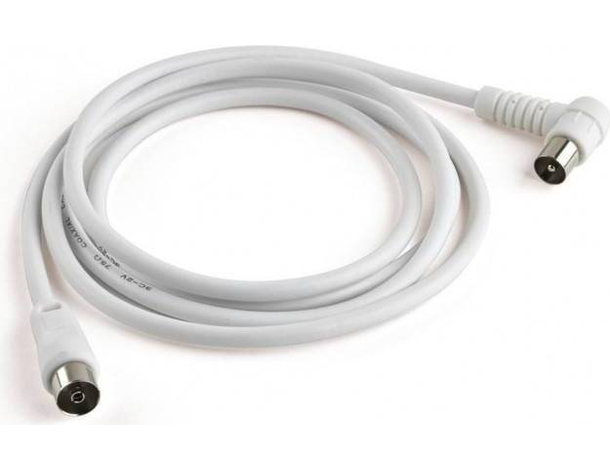 Cavo Antenna Televisore Bianco Digitale Terrestre Varie Misure Maschio...