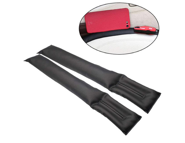 Coppia Cuscini Salva Spazio Auto PU Sedili Oggetti Spugna Elastica Pelle...