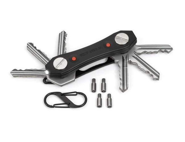 Portachiavi Multifunzione Organizzatore Luce LED Apribottiglie con Batteria...