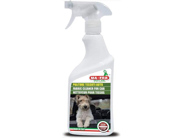 Ma-Fra Pulitore per tessuti auto linea pet pulisce bava impronte cane macchina