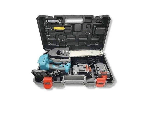 Motosega elettrica a Doppia batteria lama da 12" Pollici con olio automatico...