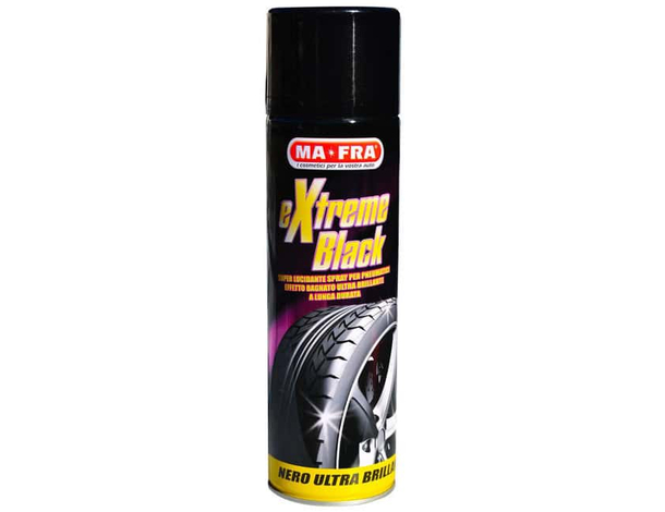 Lucidante Effetto Bagnato Nero Gomme Extreme Black 500ml Super Brillante Spray