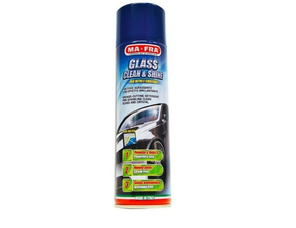 Glass Clean & Shine - Pulizia Vetri Pulitore Sgrassante Effetto Brillante MAFRA