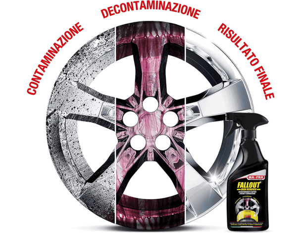 Pulitore Decontaminante Cerchi Rapido Fallout Iron Remover 500ml H0961 Auto...